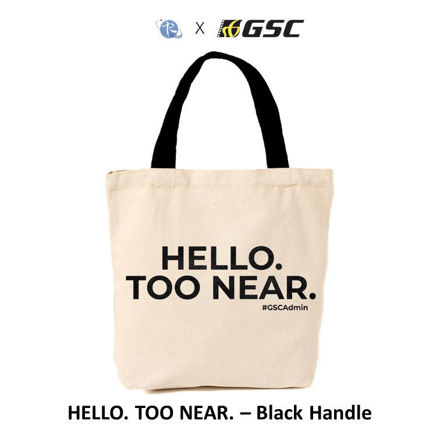 Picture of #GSCAdmin Canvas Tote Bag: Hello. XXX