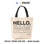 Picture of #GSCAdmin Canvas Tote Bag: Hello. XXX