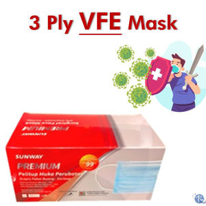 Picture of Sunway Premium Surgical 3 Ply Face Mask (50pc)