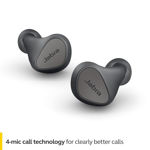 Picture of Jabra Elite 3 rue Wireless Bluetooth Earbuds Noise Isolating Clear Call IP55 Waterproof Powerful Bass Surround Sound