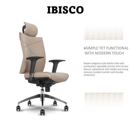 Picture of IBISCO HIGH BACK OFFICE CHAIR
