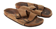 Picture of Steve Jobs' worn-out Birkenstock sandals sold at auction for $218,750