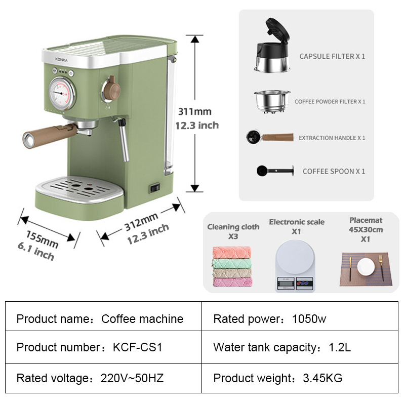 Ren Ecosystem. Capsule Coffee Maker Electric Espresso Coffee Machine 20