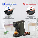 Picture of Hibrew 4in1 Multiple Capsule Coffee Machines 19 Bar Hot /Cold Espresso Machine Fit Nespresso&Dolce Gusto&Coffee Powder&ESE pod&K-cup adapter coffee machine full automatic