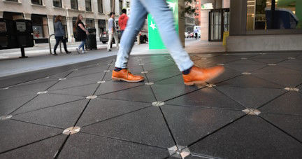 Picture of Pavegen’s floor tiles could power future cities with footsteps