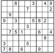 Picture of Medium Puzzle for Friday 21st February