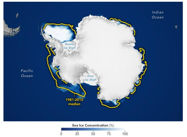 Picture of Antarctica on Thin Ice: Satellite Data Reveals 2025’s Stunning Sea Ice Collapse