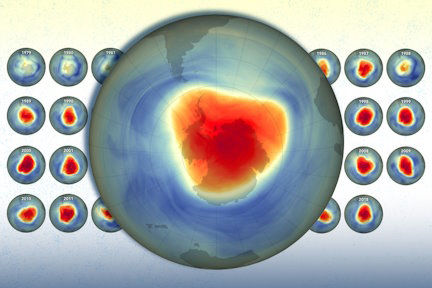 Picture of Study: The ozone hole is healing, thanks to global reduction of CFCs