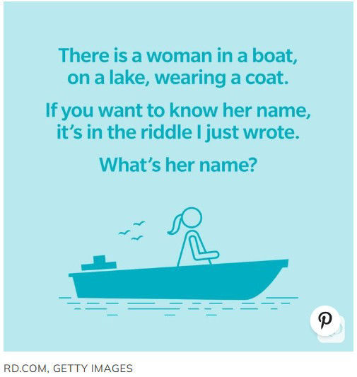Picture of “There’s a Woman in a Boat” Riddle: Try to Solve the Viral Riddle