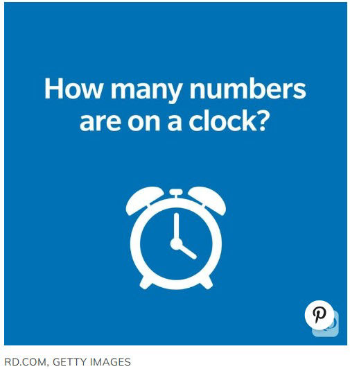 Picture of How Many Numbers Are on a Clock? Try to Solve the Viral Riddle