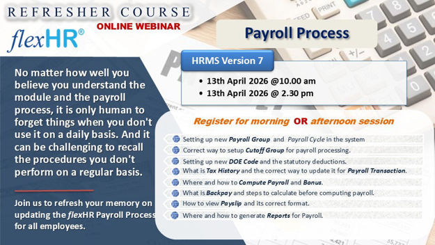 Picture of Registration : Online Refresher Course April 2026 (Payroll Process)