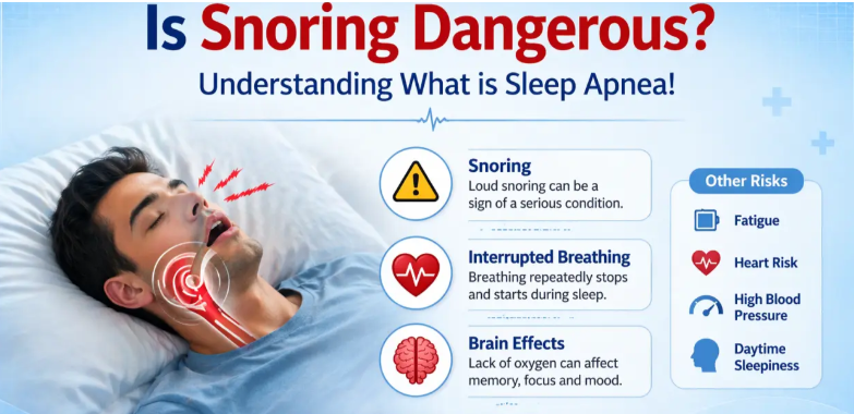 Picture of Is Snoring Dangerous? Understanding What is Sleep Apnea!