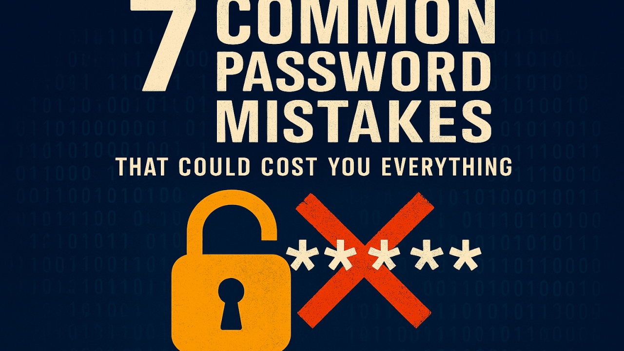 Picture of 7 Common Password Mistakes That Could Cost You Everything
