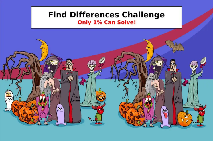 Picture of Find Differences Challenge, Only 1% Can Solve!